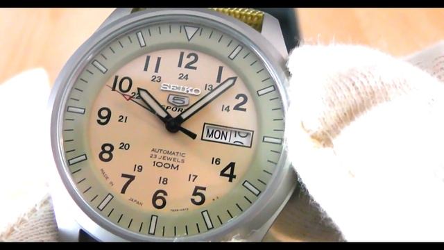 SEIKO 5 Sports SNZG07J1 Better Field Watch [Unboxing]