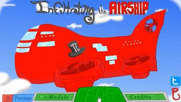 Прохождение Стикмен Генри - Дирижабль