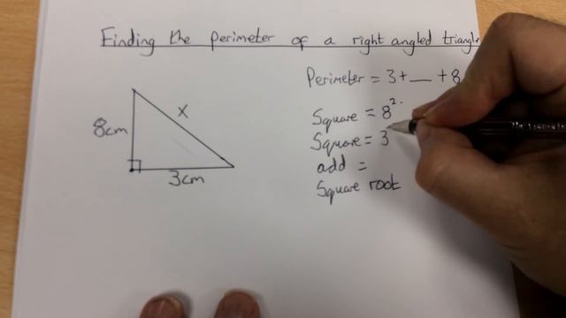 Pythagoras Theorem - Finding The Perimeter