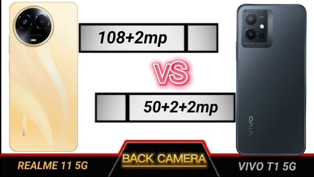 Realme 11 5g Vs Vivo T1 5g Full Comparison.