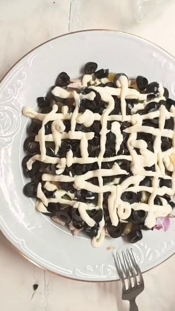 очень опетитный салат красный мак #кулинария смотреть онлайн