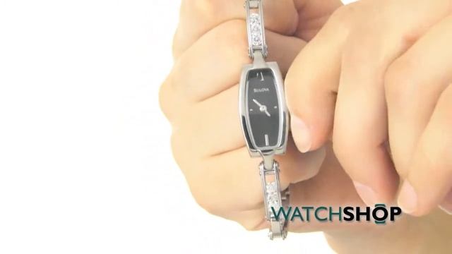 Bulova Ladies' Crystal Watch (96T15) смотреть онлайн