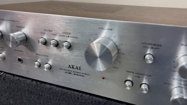 Akai AM-  2200 Stereo Amplifier How To Use Price And Connection IN HINDI