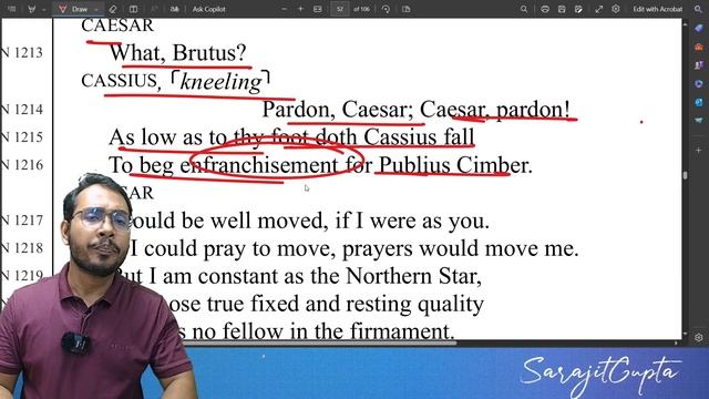 Julius Caesar - Act 3 Scene 1 line-by-line explanation in Hindi | ICSE | William Shakespeare| смотреть онлайн