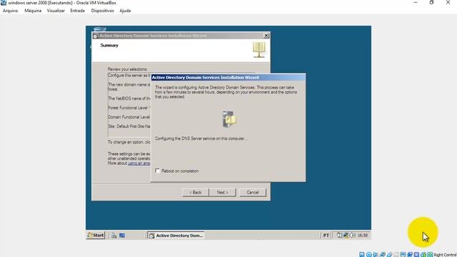 Configuração do AD Active Directory e do DNS no Windows Server 2008 R2 смотреть онлайн