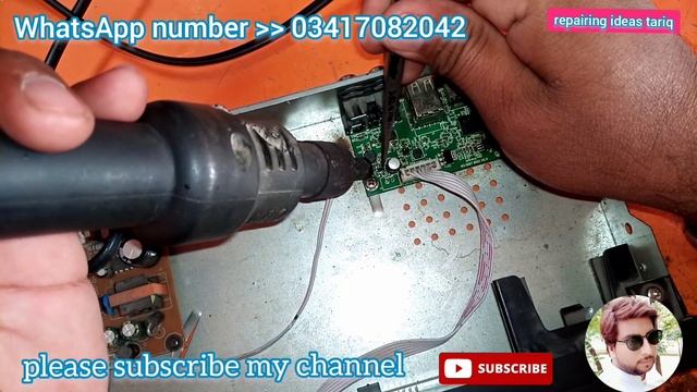 How To Repair A Black Goto AO-S06T Receiver!No Display, No Audio,no Video Full Dead Receiver!100%ok