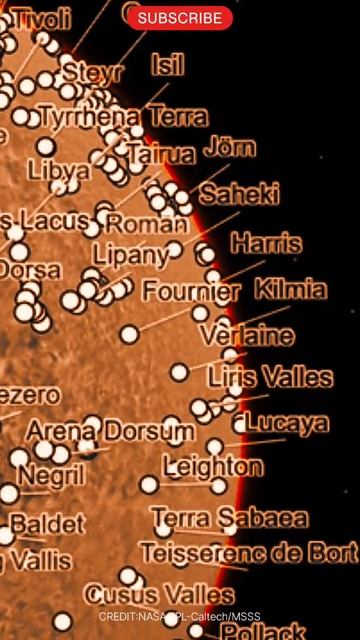 Detailed Map of Mars @sciencedawn смотреть онлайн