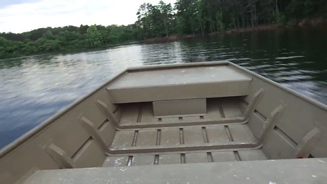 1997 Yamaha 15 HP 0n 1448 Jon boat. смотреть онлайн
