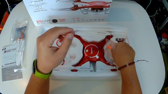 Syma X5UW Wifi FPV ドローン 720Pカメラ搭載 高度維持機能 00Unboxing(開封の儀) смотреть онлайн