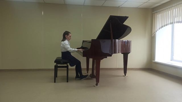 Фоос Варвара, ДШИ им В И Косолапова, И Беркович Сонатина, Соль мажор 1ч смотреть онлайн