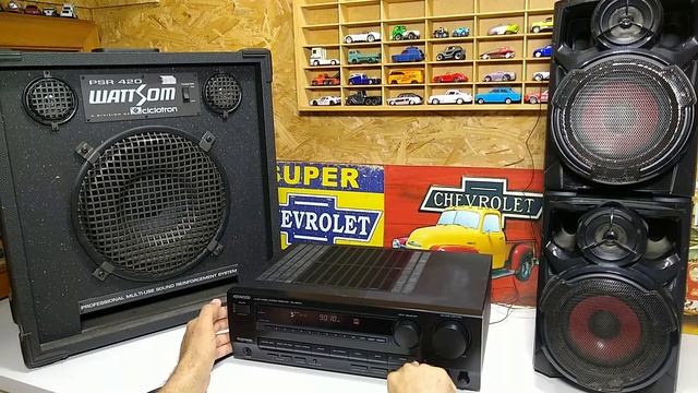 Unboxing Receiver kenwood KR-V6070 GUARDADO POR 10 ANOS teste do equipamento com caixa wattsom смотреть онлайн