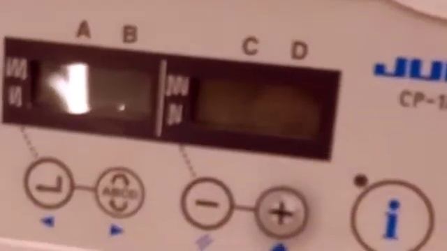 JUKI CP18 control panel,Greaseup error,Counter lock,Error 3 смотреть онлайн