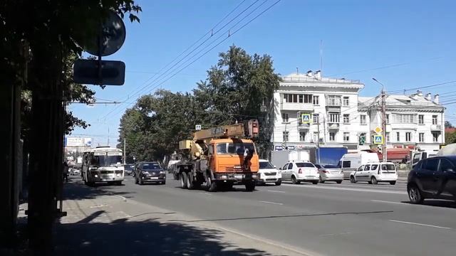 Ул. Блюхера, Ул. Рылеева Челябинск. Июль 2021