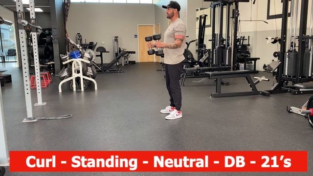 Curl - Standing - Neutral - DB - 21’s | GRF Exercise Database смотреть онлайн