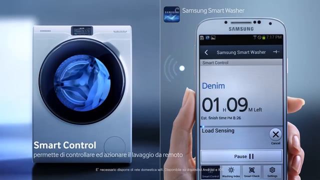 Lavabiancheria WW 10H94 00EW Serie 9000 Crystal Blue смотреть онлайн