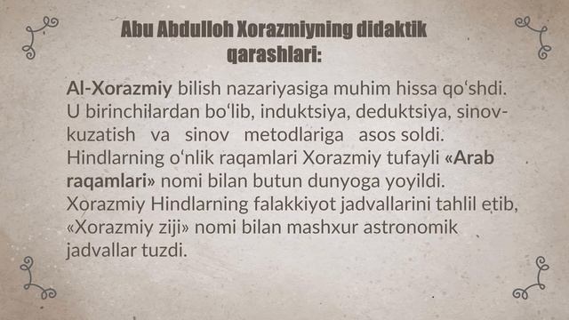 Pedagogika va psixologiya fakulteti Sherzod Primov. Mavzu: Sharq Uyg’onish davri pedagogikasi смотреть онлайн