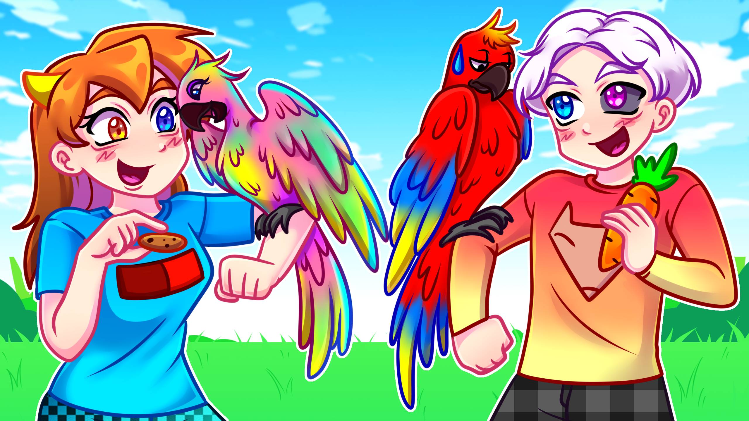 ❤️ФЛАСКА СТАЛА ПОМОЩНИКОМ ПОПУГАЕМ в МАЙНКРАФТ смотреть онлайн