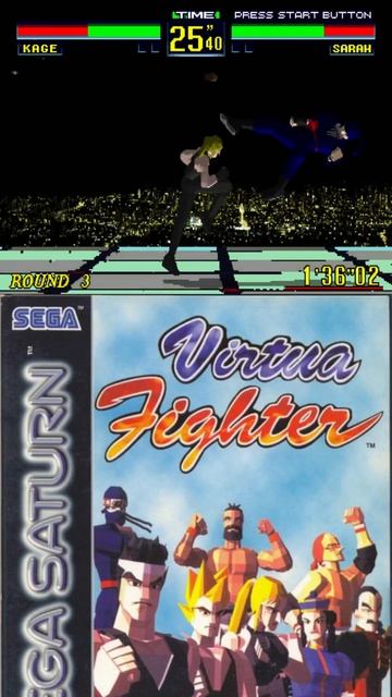 RRRR: Virtua Fighter #sega #saturn #segasaturn #virtuafighter смотреть онлайн