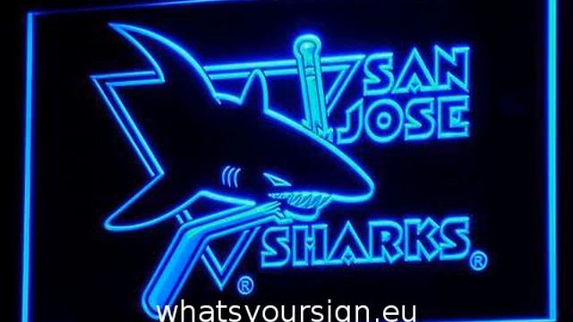 San Jose Sharks LED Neon Sign Legacy Edition смотреть онлайн