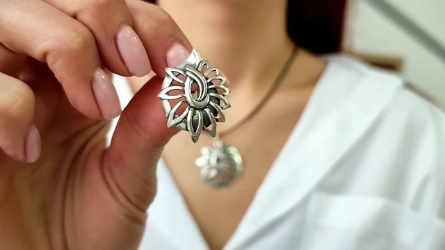 Серебряные серьги женские Нателла, серебро 925 пробы, необычное украшение, массивные крупные сережк смотреть онлайн