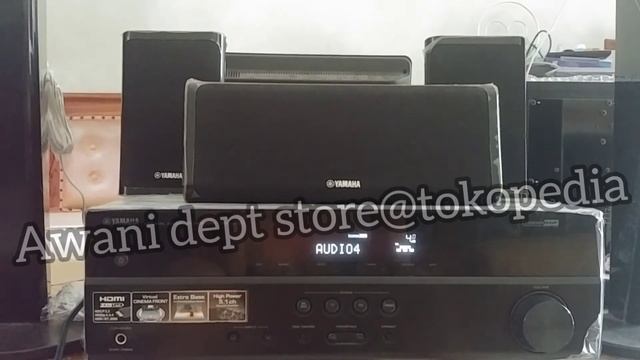 Test Sound Yamaha HTR 2071 + NS-PA 40