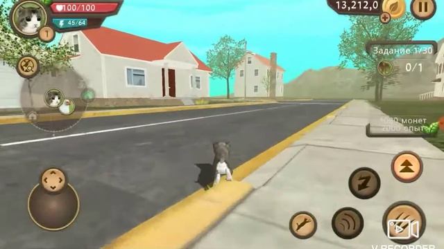 Мурчик Мур играет в Кэт сим первый день в игре. смотреть онлайн