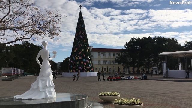 Предновогодний Геленджик снова без снега. С наступающим Новым годом! смотреть онлайн