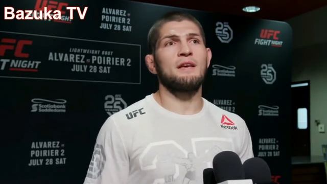 Хабиб дает интервью о бое с Конором смотреть онлайн