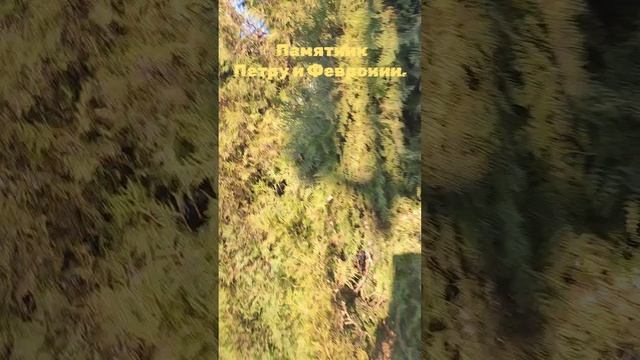 Прогулка к храму. Памятник святых Петра и Февронии в Краснодаре. смотреть онлайн