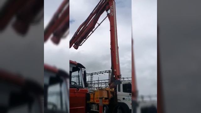 Замена втулок автобетононасоса КСР с вылетом 52 м