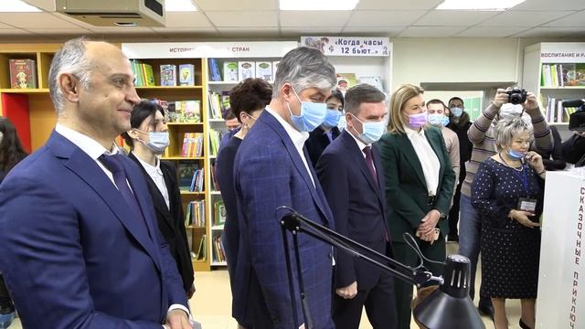 Открытие Центральной городской модельной библиотеки имени В. И. Ленина смотреть онлайн