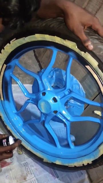 Sky blue alloy 💙💙 | ns 🏍️ | Spray painting 💞 | poli sathanam смотреть онлайн