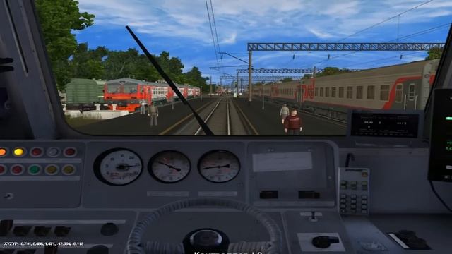 Поездка на ЭД9м-0101 в trainz 2012 смотреть онлайн