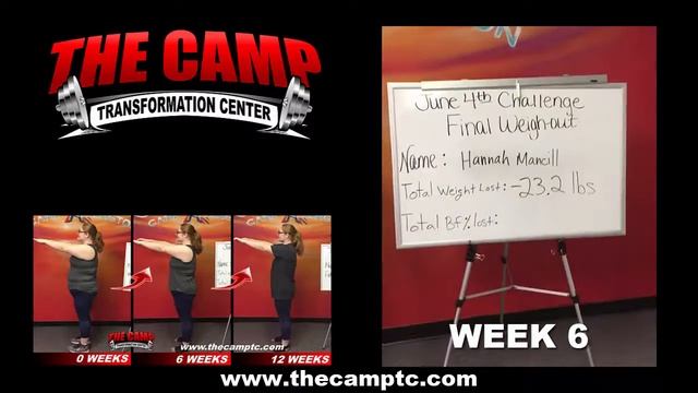 Arlington TX Weight Loss Fitness 12 Week Challenge Results - Hannah M.