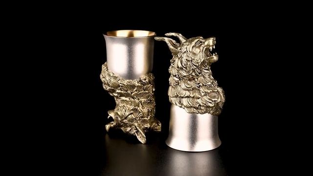 Стопки Кабан и рысь премиум (Латунь, мельхиор, посеребрение) смотреть онлайн