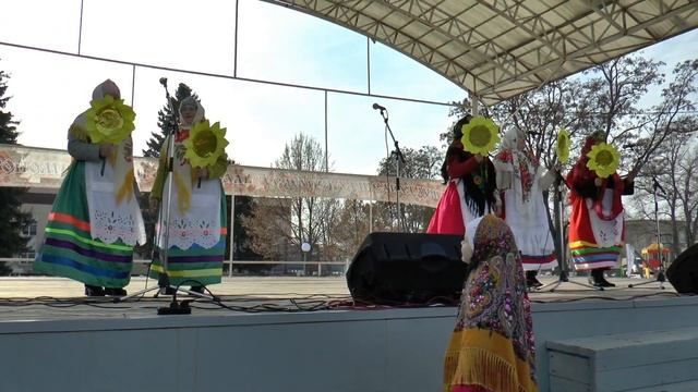Празднование масленицы  в г. Усмань.  Концерт .