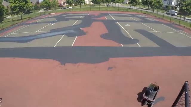 Tennis Court Resurfacing - Laurel Park HOA - Concord, NC смотреть онлайн