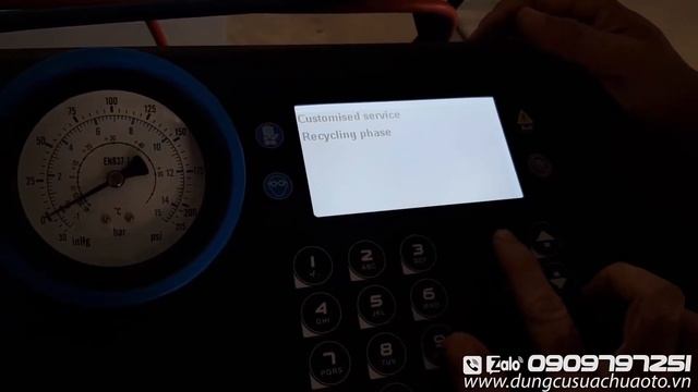 Hướng dẫn sử dụng máy sạc gas lạnh R134a tự động Texa 705R смотреть онлайн