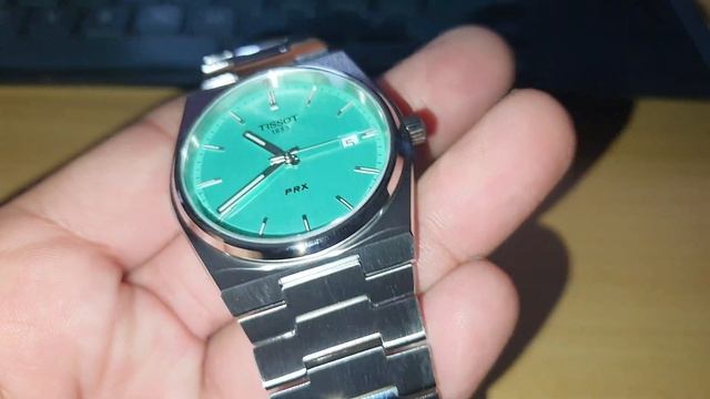Tissot PRX Tiffany Mint Green Quartz 40mm Wristwatch
