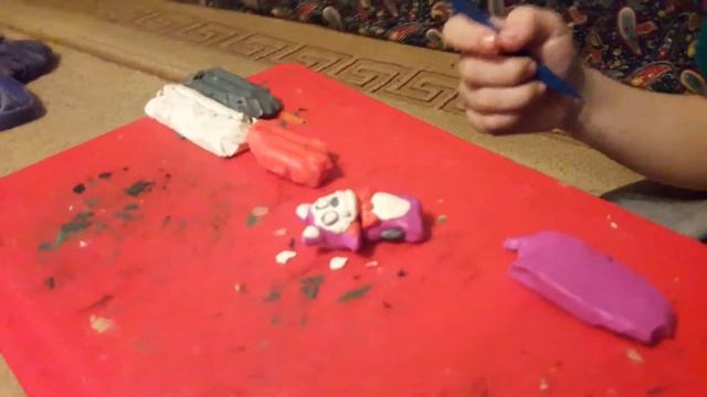 Как слепить Олд Синди из пластилина вторая часть