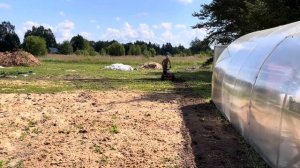 Работа мотоблока мтз с фрезой. Что мы делаем в августе?