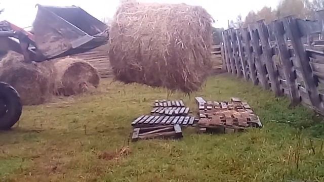 ОСЕНЬ. Первая партия сена, неприятная погода, но дела делаются) смотреть онлайн