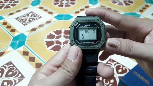 Đồng Hồ CASIO, Mã W-218H-3AVDF, Màu Quân Đội. смотреть онлайн
