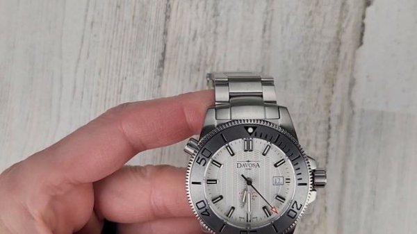 Davosa Argonautic Lumis BS Automatic 300m White Men's Diver Watch 16152910 Unboxing