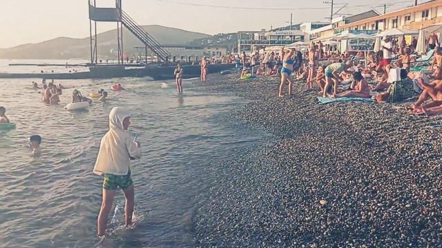 Adler Sochi Chkalovsky beach sea vacation, September 2022. The Velvet season. смотреть онлайн