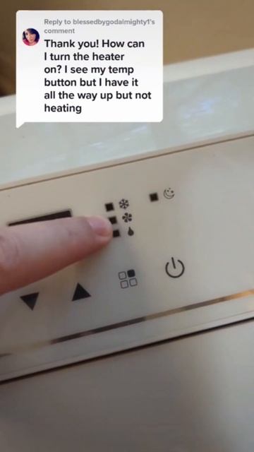 BLACK+DECKER AC Heat Mode Question?  👀 #shorts