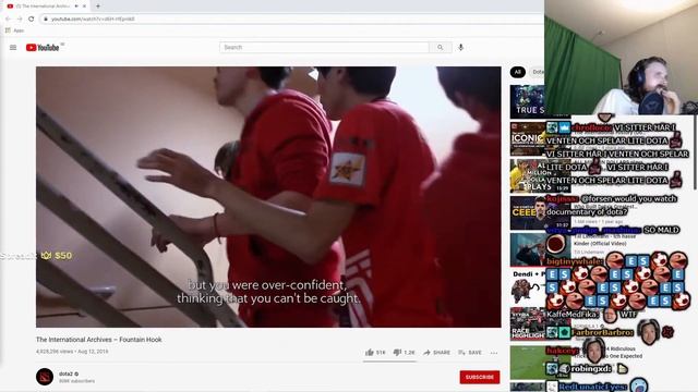 Forsen Reacts To Dota 2 - The International Archives – Fountain Hook