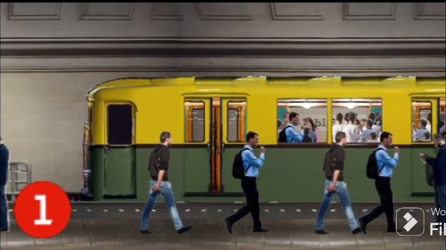 Симулятор Мосметро 2Д | Сокольническая линия | Бульвар Рокоссовского - Парк Победы | Вагон типа Ам смотреть онлайн