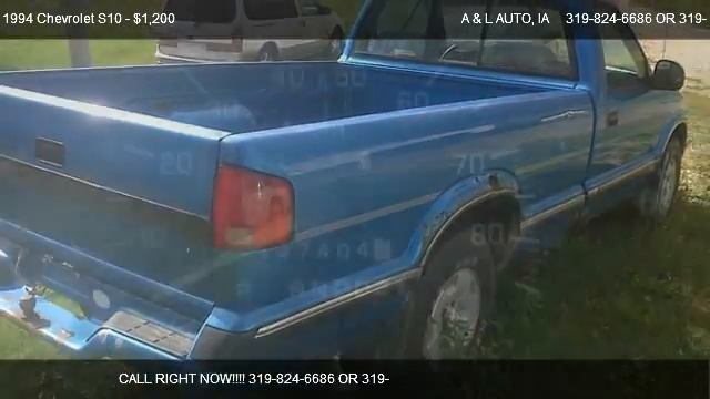 1994 Chevrolet S10 Reg. Cab Long Bed 4WD - For Sale In HOLLAND, IA 50642