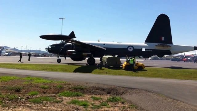 Lockheed Neptune - R3350 engine start